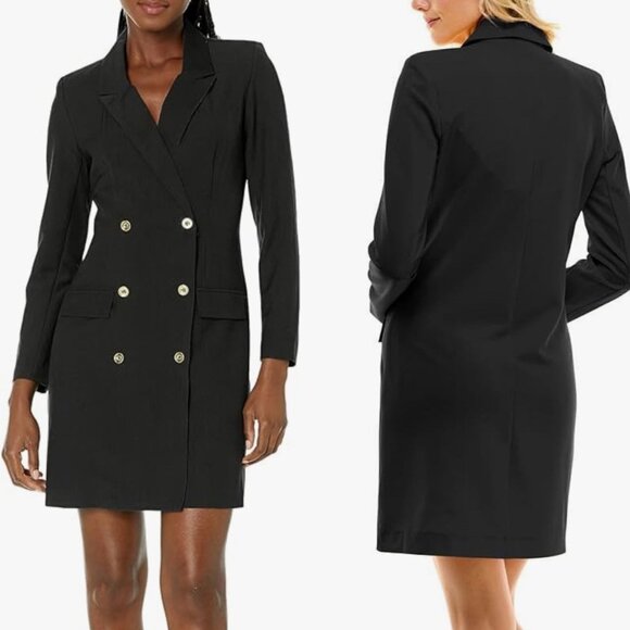 Sharagano Women's Versatile Blazer Dress, size 4 - Picture 3 of 13